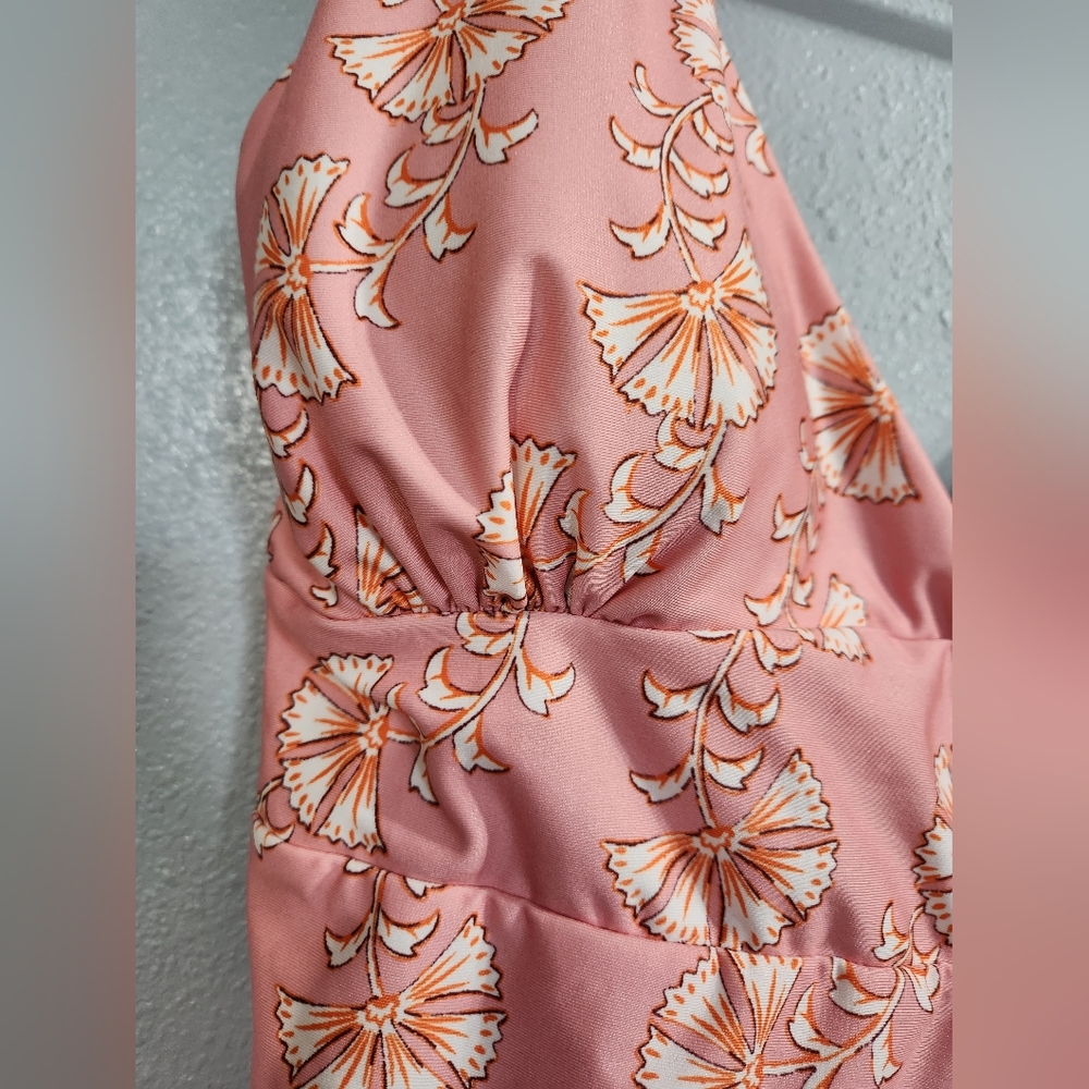 Hermoza Noni V-Neck Sculpting One-Piece Swimsuit in Fiori Size 8 Nwt New Floral - Picture 2 of 12